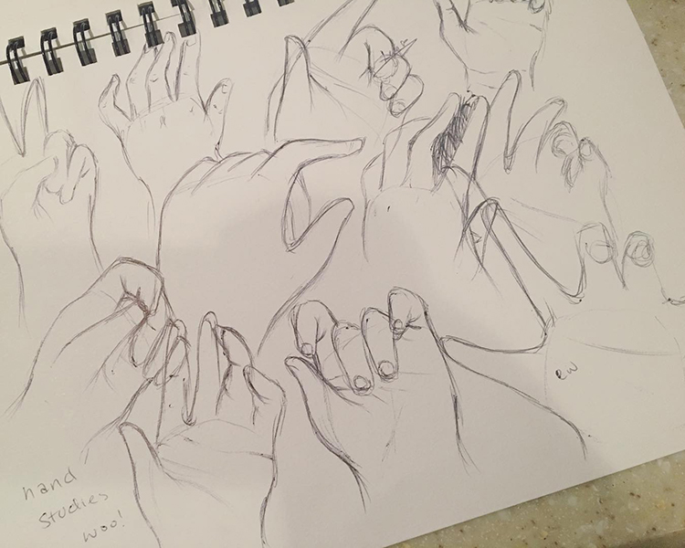 Rough hand sketchings