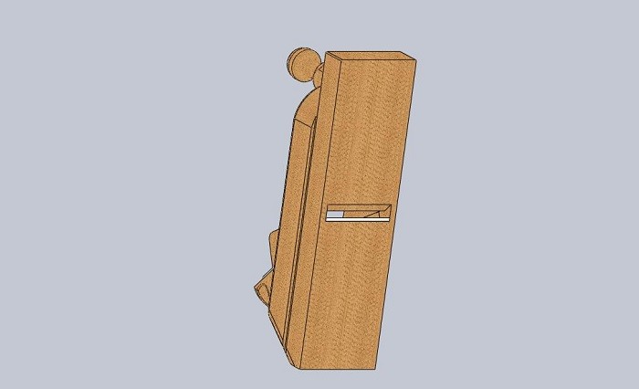 Изображение ручного деревянного рубанка