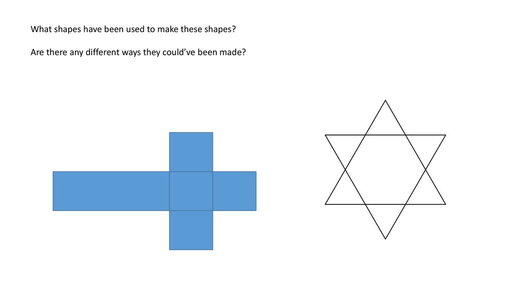 What shapes have been used to make these shapes
