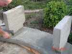 Garden concrete bench diy image 31