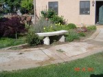 Garden concrete bench done diy image 34
